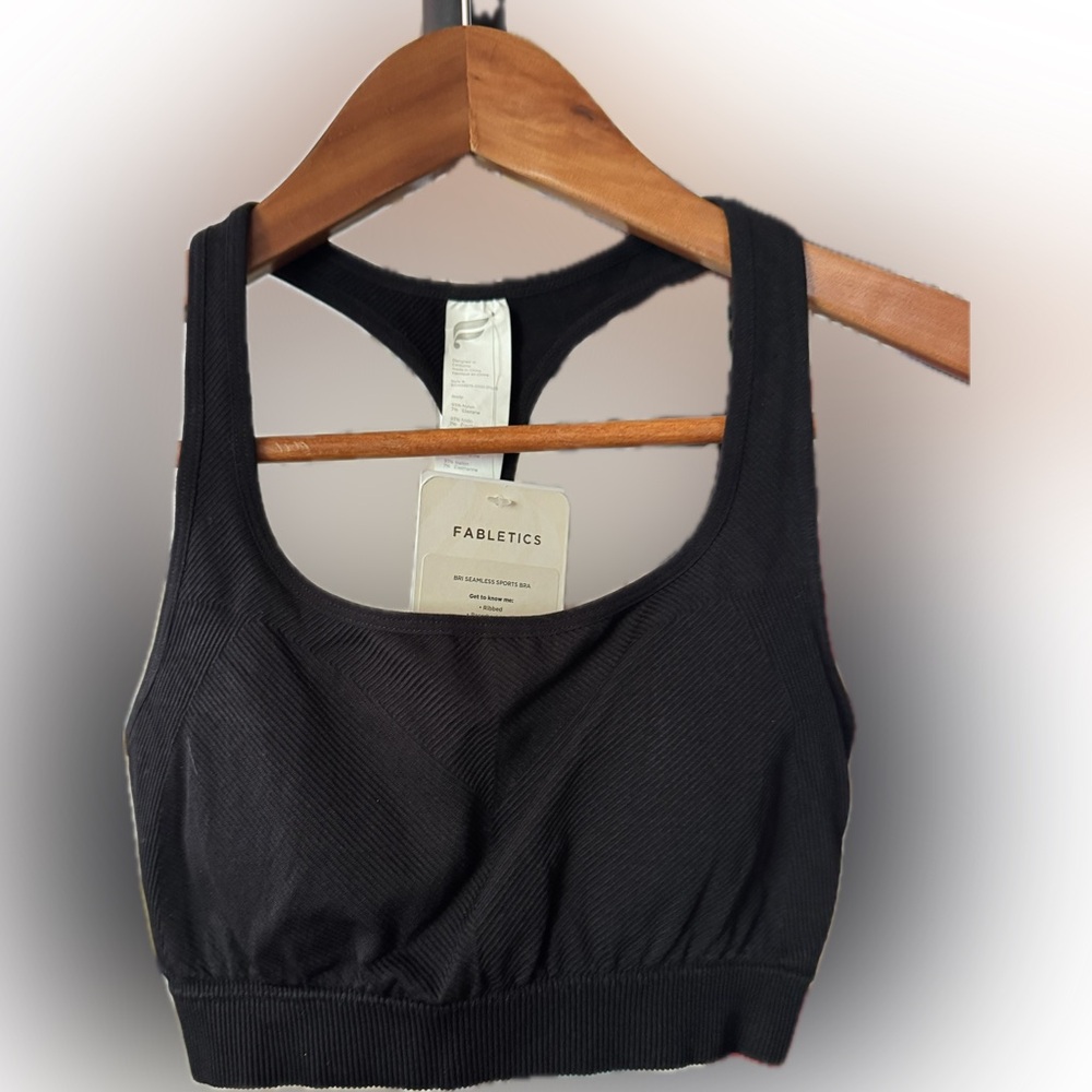 Fabletics Black Sports Bra
